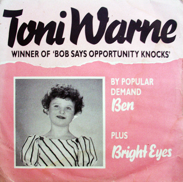 Toni Warne - Ben - Used Vinyl Record 7"