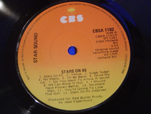 Stars On 45 - Used Vinyl Record 7"