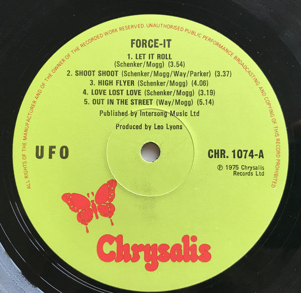 UFO - Force It - Used Vinyl Record
