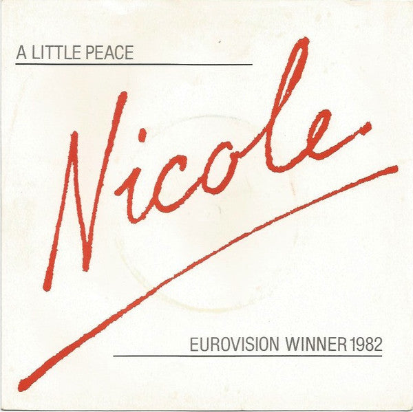 Nicole - A Little Peace - Used Vinyl Record 7"