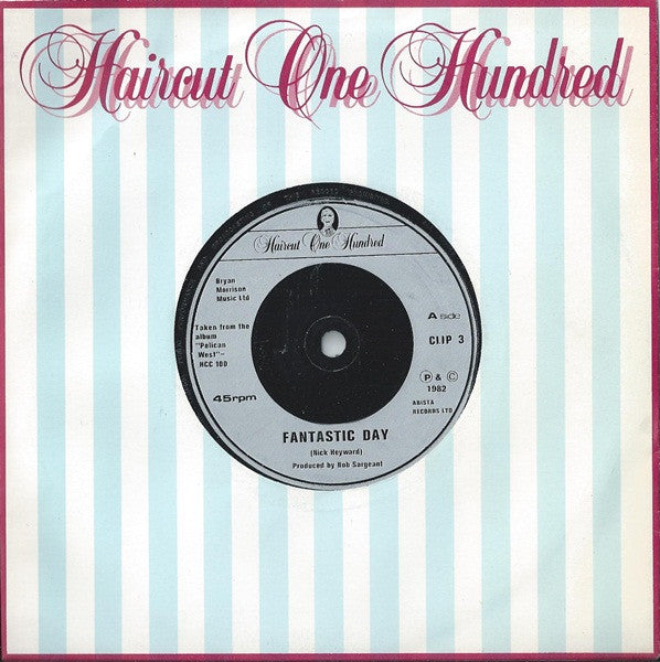 Haircut One Hundred - Fantastic Day - Used Vinyl Record 7"