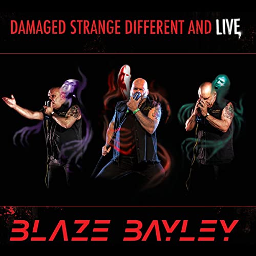 BLAZE BAYLEY - DAMAGED STRANGE DIFFERENT AND LIVE - Vinyl Record