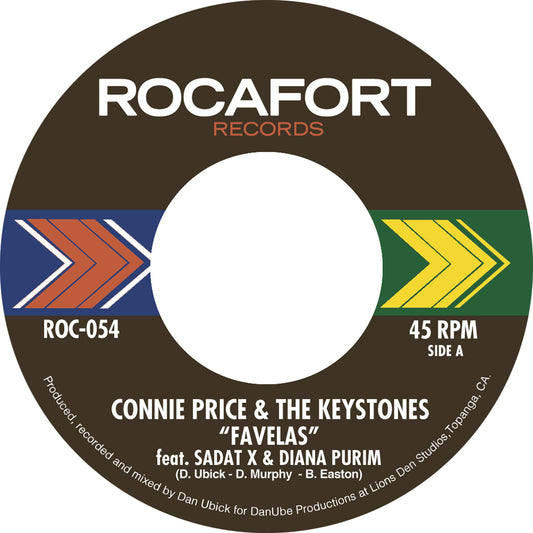 CONNIE PRICE & THE K - Favelas - Vinyl Record 7