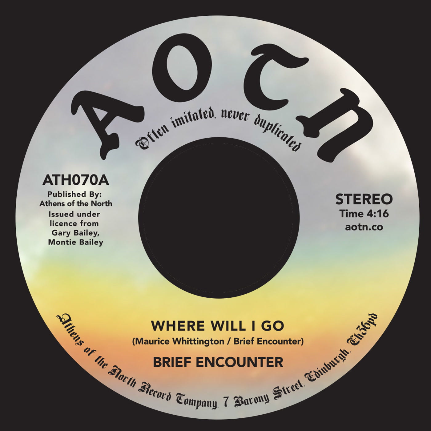 BRIEF ENCOUNTER - Where Will I Go - Vinyl