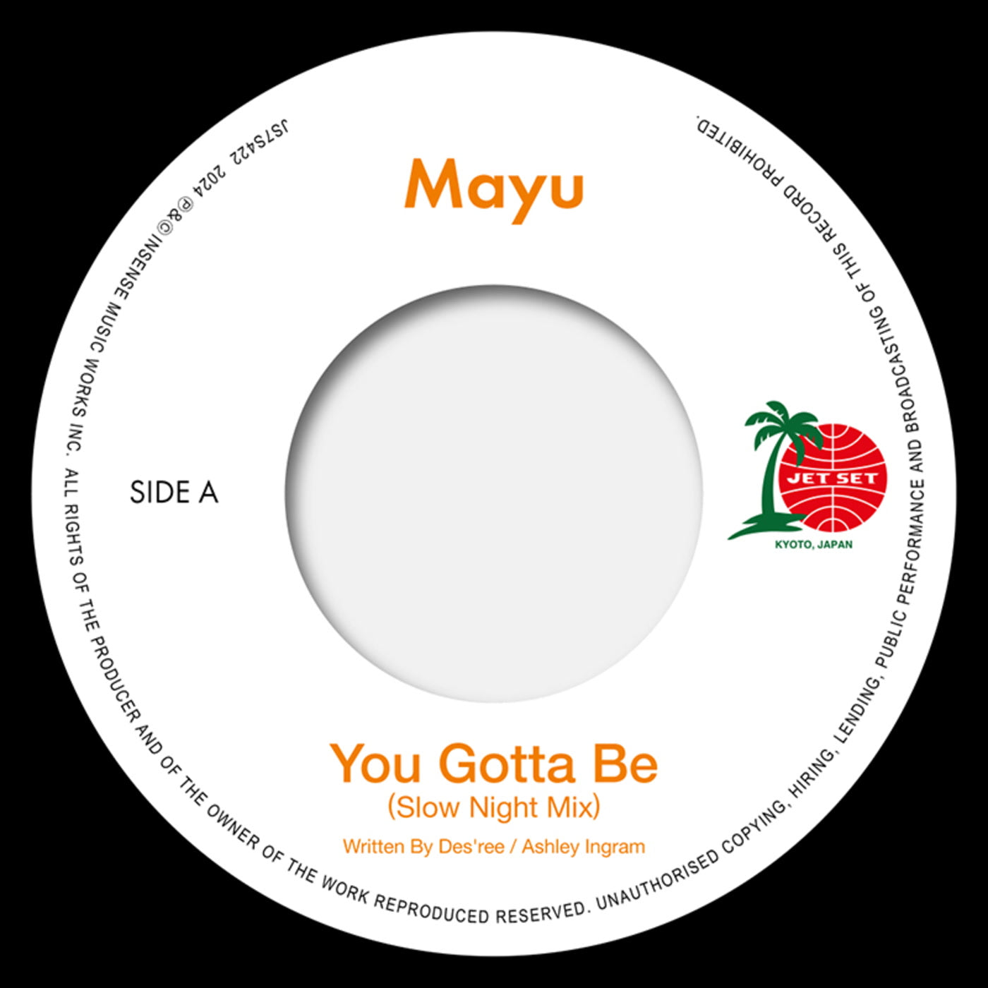Mayu - You Gotta Be (Slow Night Mix) / Eh Eh (Nothing Else I Can Say)