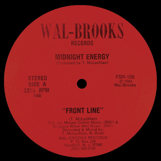 MIDNIGHT ENERGY - Front Line / Saving All My Love - Vinyl Record 12