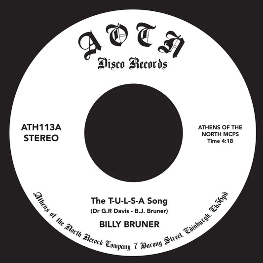 Billy Bruner - Tulsa Song - Vinyl Record 7