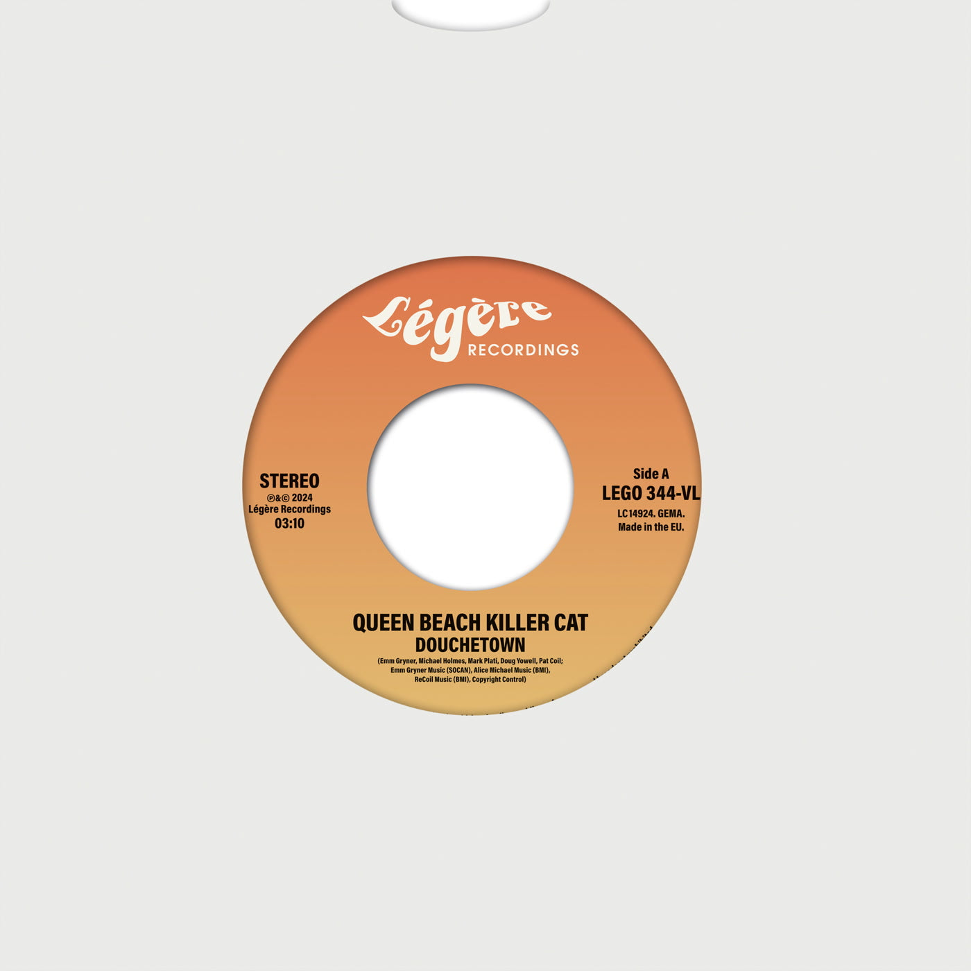 Queen Beach Killer C - Douchetown / Why Can't This Be Love - Vinyl Rec