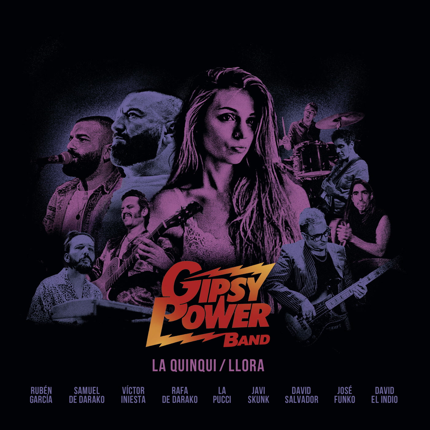 GIPSY POWER BAND - LA QUINQUI / LLORA - Vinyl Record