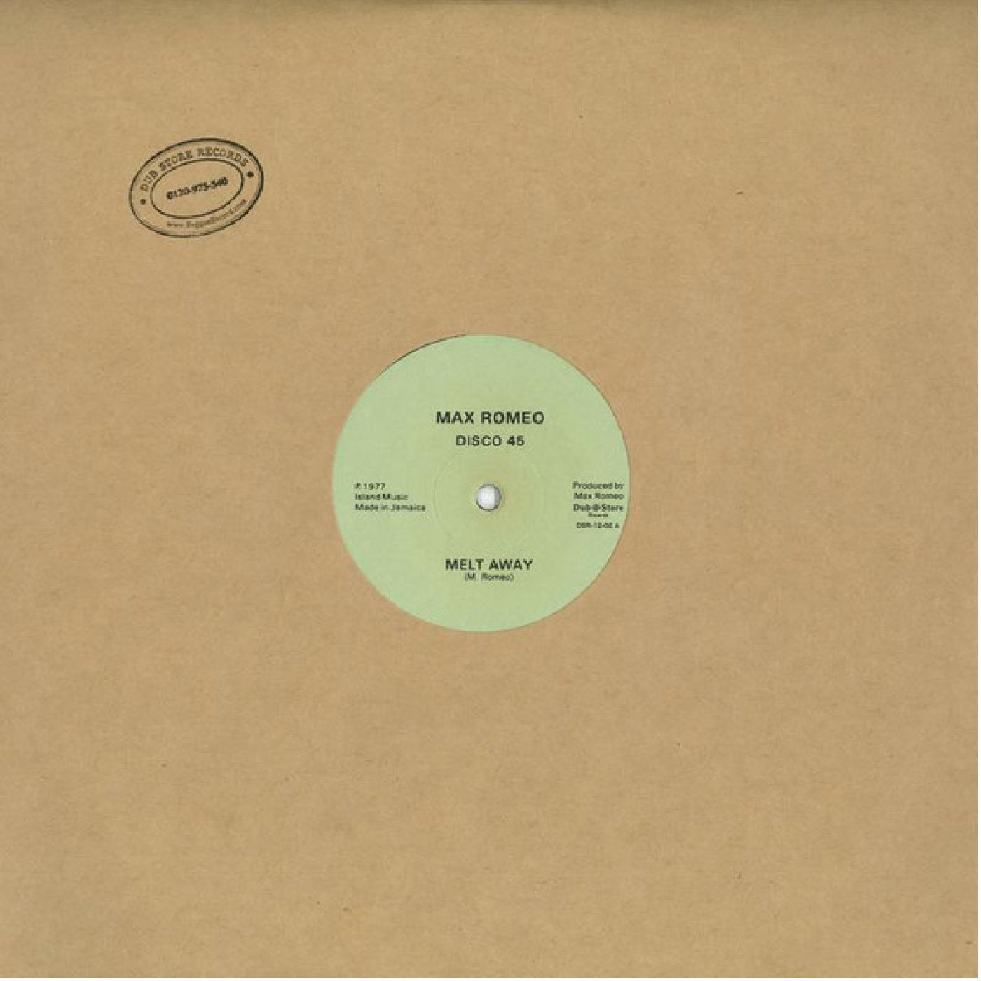 Max Romeo - Melt Away / Break The Hold - Vinyl Record 12