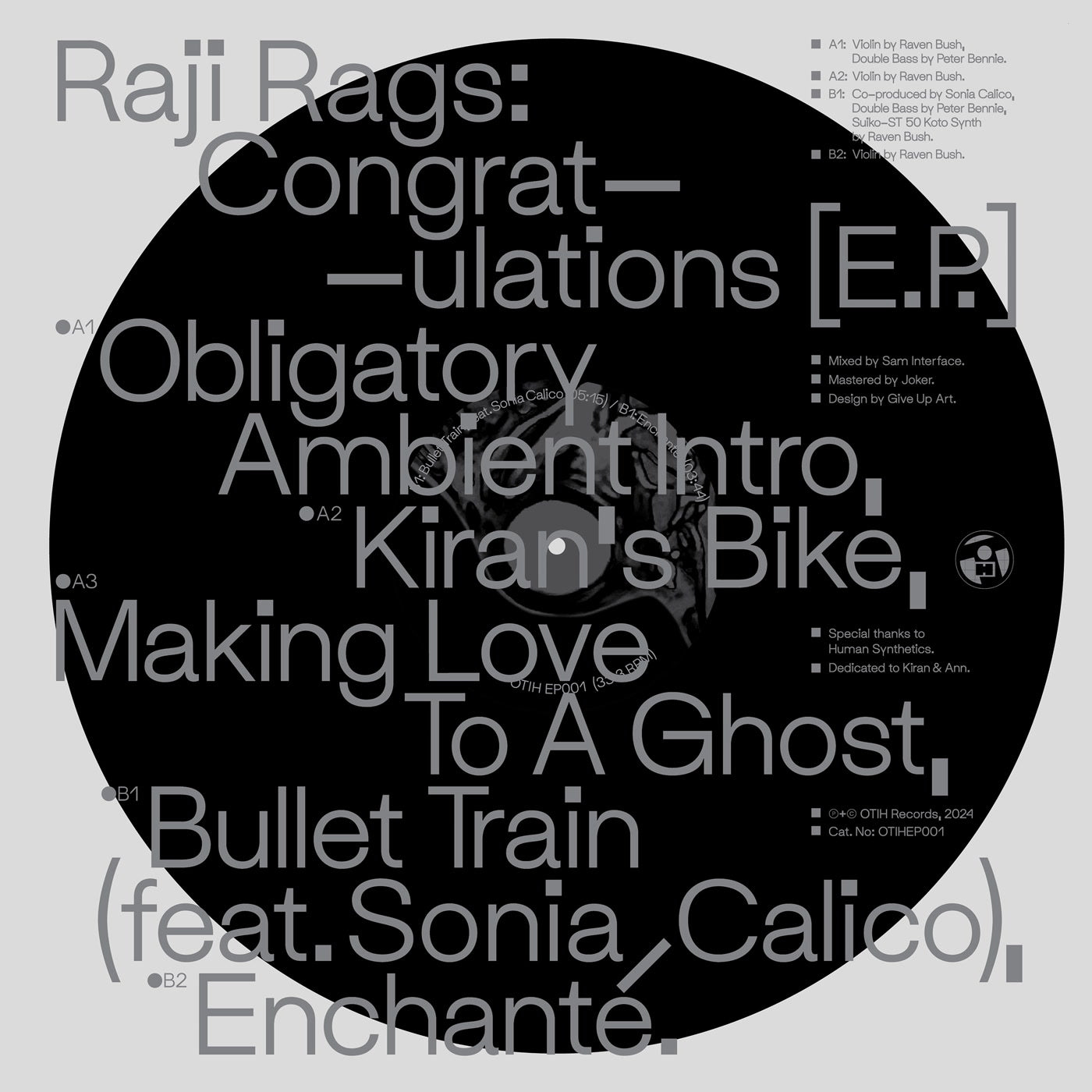 Raji Rags - Congratulations - Vinyl Record 12