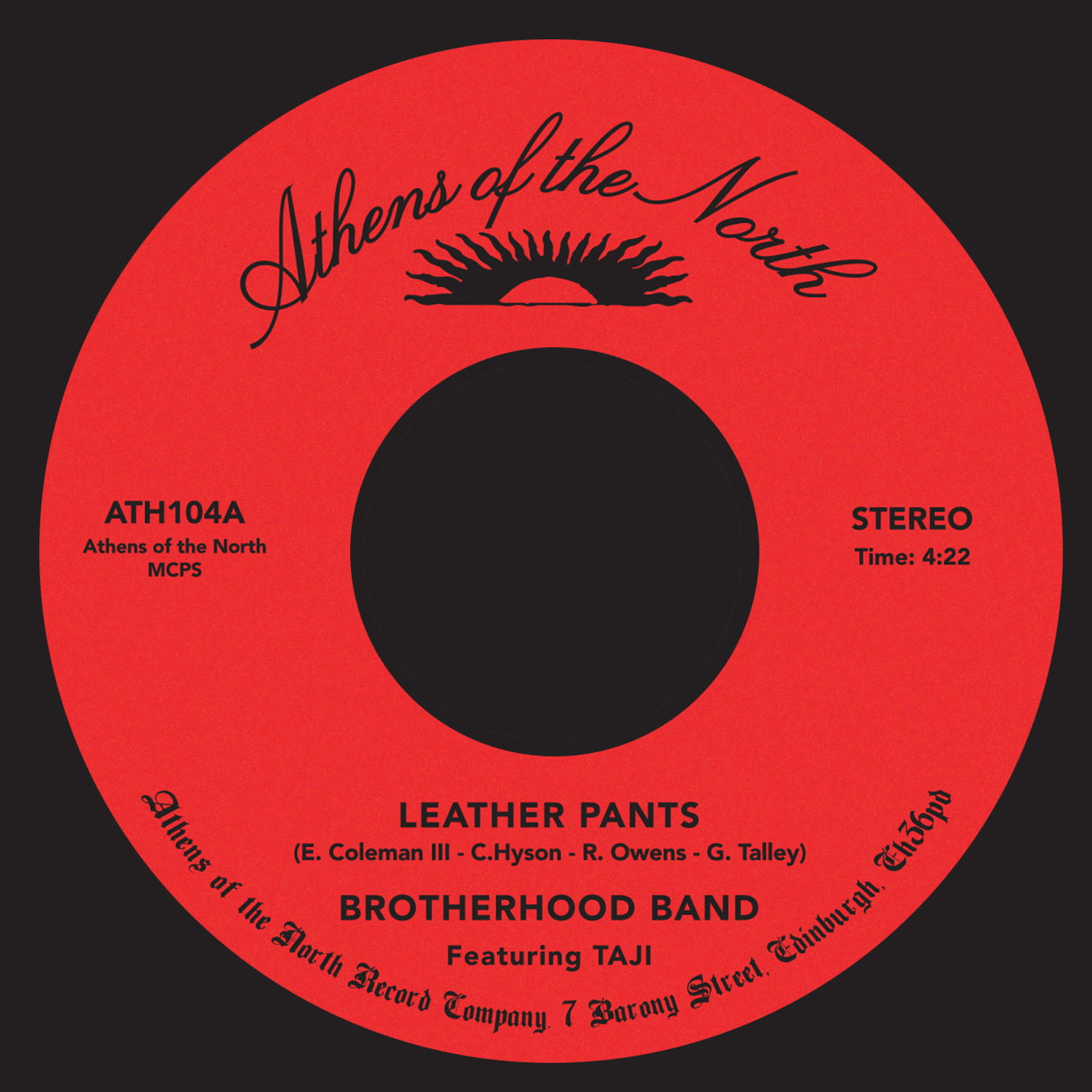 Brotherhood Band - Leather Pants - Vinyl Record 7