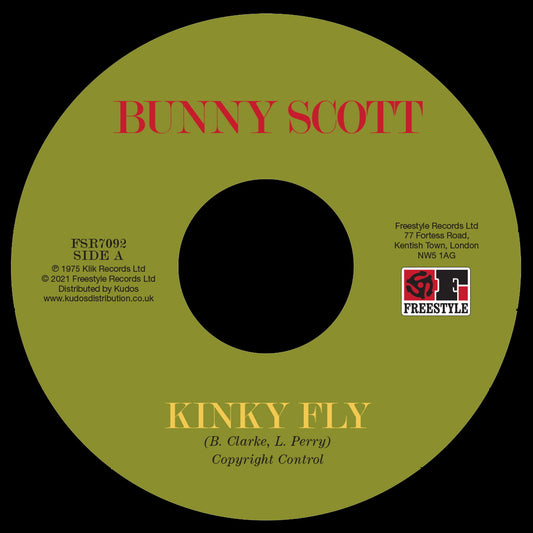 BUNNY SCOTT - Kinky Fly / Sweet Loving Love - Vinyl Record 7