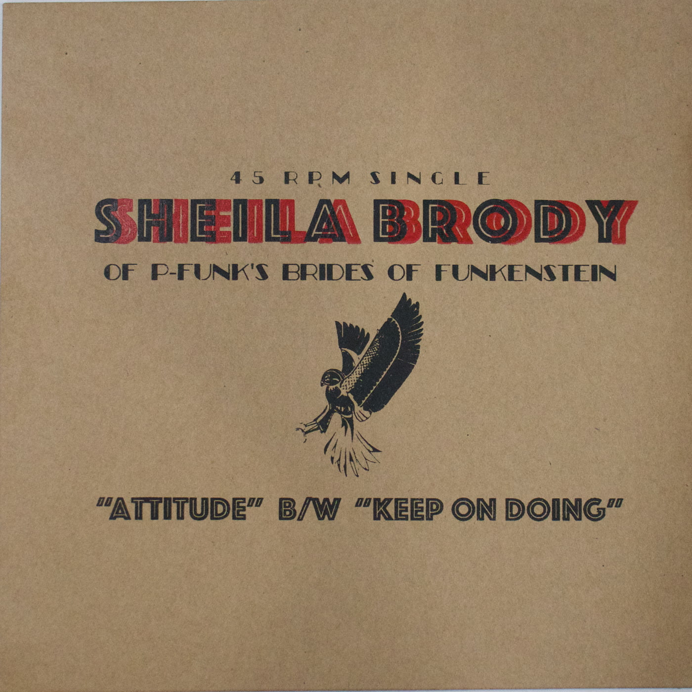 BRODY - ATTITUDE - Vinyl Record 7-INCH SINGLE