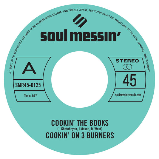 COOKIN' ON 3 BURNERS - Cookin' The Books - Vinyl