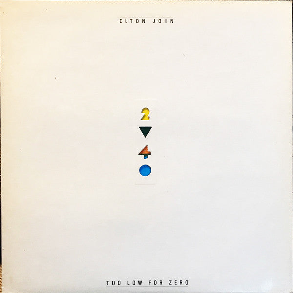 Elton John - Too Low For Zero - Used Vinyl Record