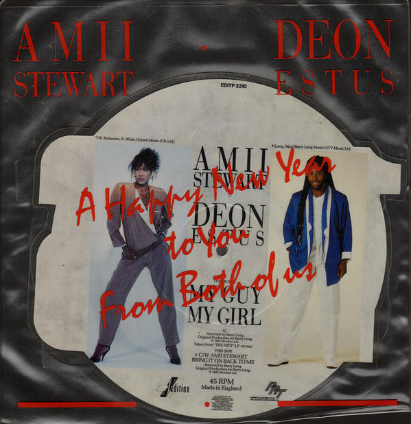 Amii Stewart - My Guy, My Girl - Used Vinyl Record 7"