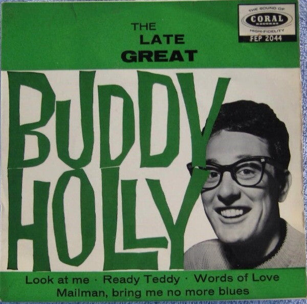 Buddy Holly - Late Great - Used Vinyl Record 7"