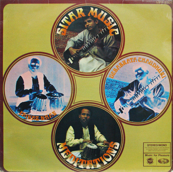 Debu Chaudhuri - Sitar Music Meditations - Used Vinyl Record