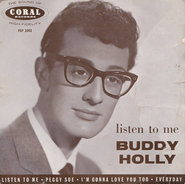 Buddy Holly - Listen To Me - Used Vinyl Record 7"