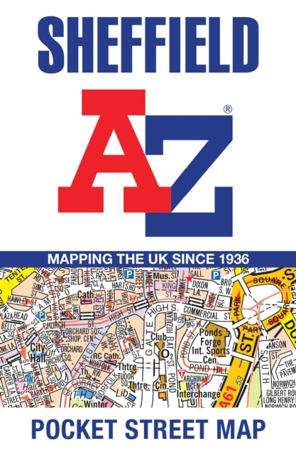 A-Z Maps - Sheffield A-Z Pocket Street Map - New Sheet map
