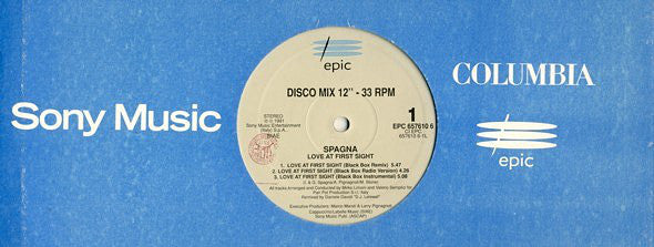 Ivana Spagna - Love At First Sight - Remix By Black Box - Used Vinyl