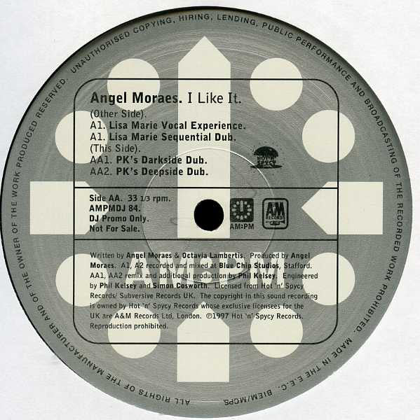 Angel Moraes - I Like It - Used Vinyl Record 12"