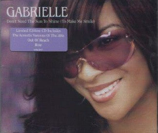 Gabrielle - Don't Need The Sun To Shine (To Make Me Smile) - Used CD