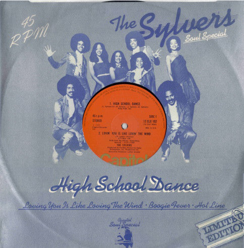 Sylvers - High School Dance - Used Vinyl Record 12"