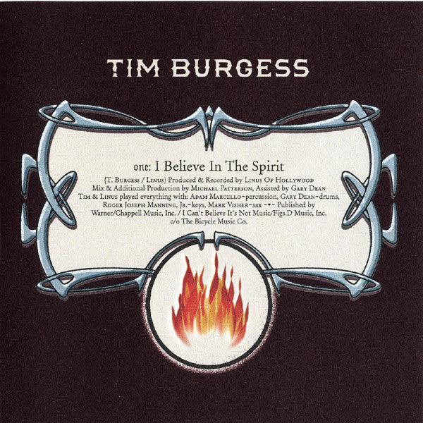 Tim Burgess - I Believe In The Spirit - Used CD
