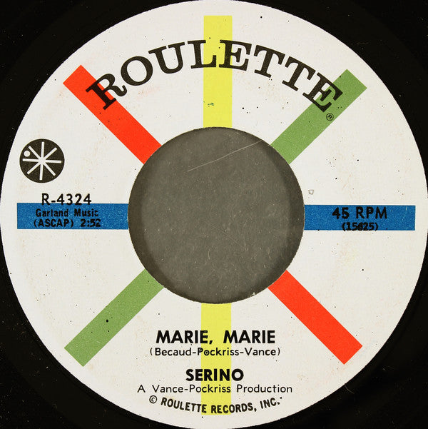 Serino - Marie, Marie - Used Vinyl Record 7"