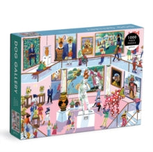 Galison - Dog Gallery 1000 Piece Puzzle - New Jigsaw Puzzle