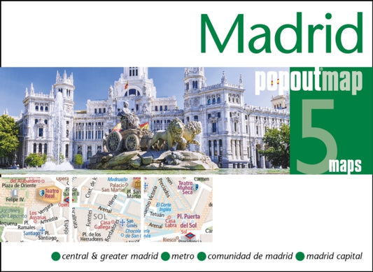 PopOut Maps - Madrid PopOut Map - New Sheet map