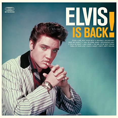 ELVIS PRESLEY - ELVIS IS BACK! - Vinyl Record 12" RECORD