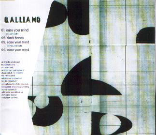Galliano - Ease Your Mind - Used CD