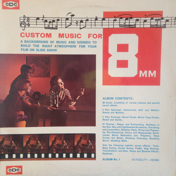 Various - Custom Music For 8 MM - Used Vinyl Record