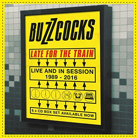 BUZZCOCKS - LATE FOR THE TRAIN ~ LIVE AND - CD
