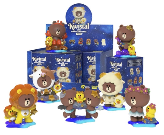 KWISTAL - (Box Of 6 Units)  Line Horoscope Series - Figurine