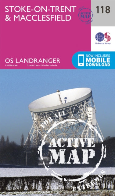 Ordnance Survey - Stoke-On-Trent & Macclesfield : 118 - Sheet map