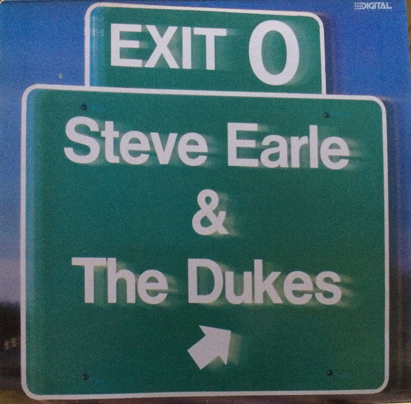 Steve Earle & The Du - Exit 0 - Used Vinyl Record