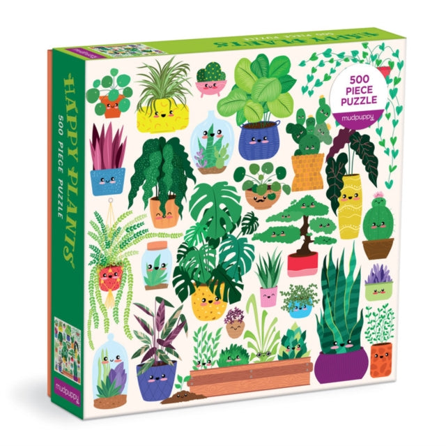 Illustrated By Ankit - Happy Plants 500 Piece Family Puzzle - New Jigs