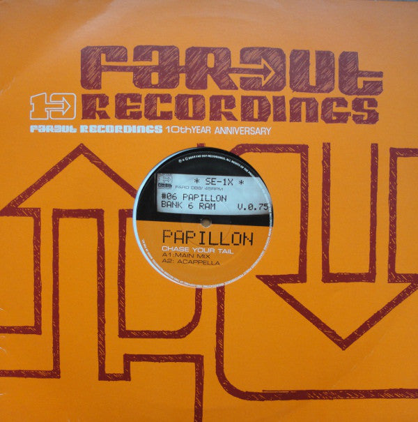 Papillon - Chase Your Tail - Used Vinyl Record 12"