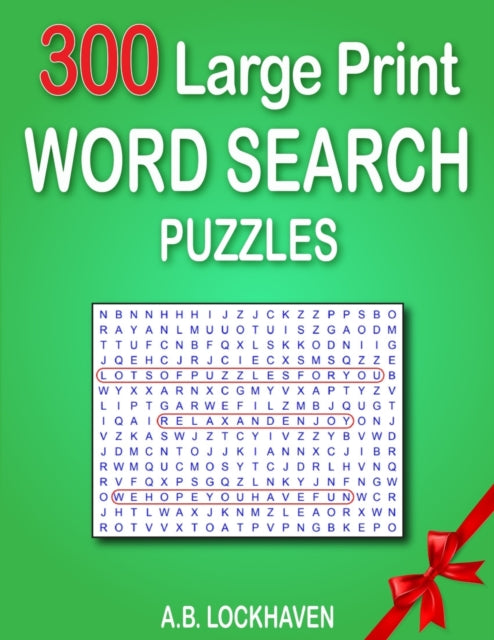 Lockhaven - 300 Large Print Word Search Puzzles - New paperback or sof