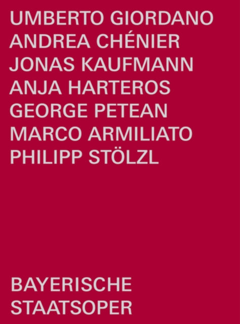 JONAS/ANJA HART KAUF - GIORDANO - ANDREA CHENIER - DVD