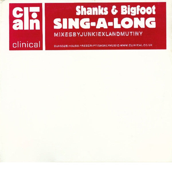 Shanks & Bigfoot - Sing-A-Long - Used Vinyl Record 12"