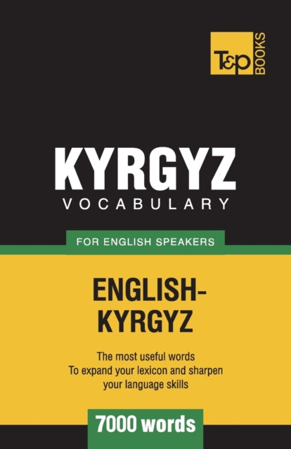 aranov - Kyrgyz vocabulary for English speakers - 7000 words - New pap