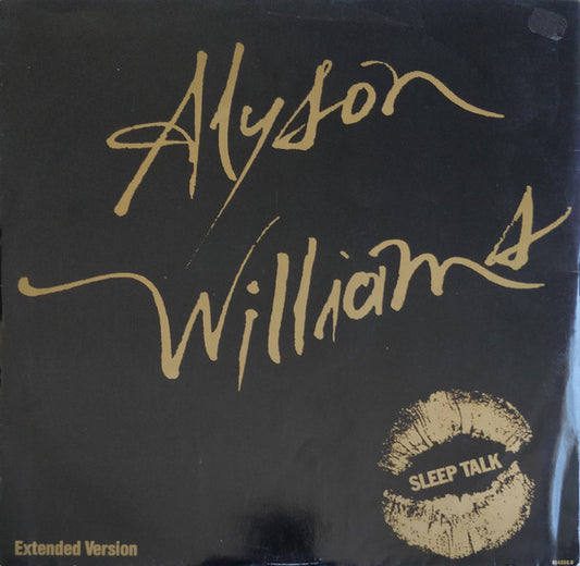 Alyson Williams - Sleep Talk - Used Vinyl Record 12"