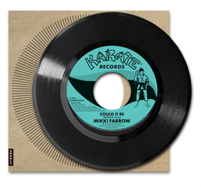 MIKKI FARROW - Set My Heart At Ease - Vinyl Record 7