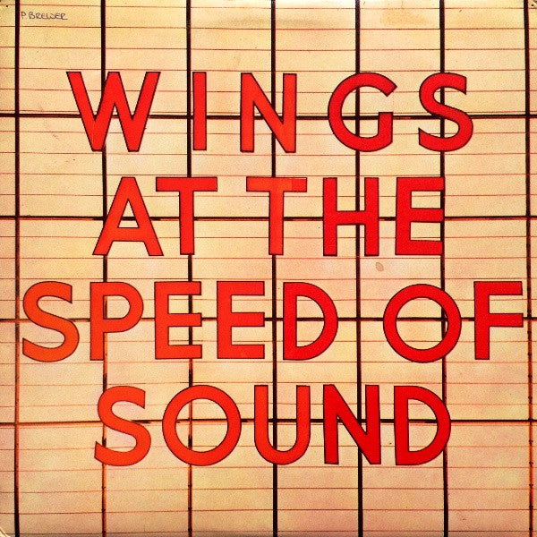 Wings - At The Speed Of Sound - Used Vinyl Record