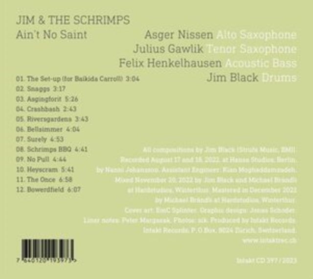 JIM/THE SCHRIMPS BLA - AIN'T NO SAINT - CD